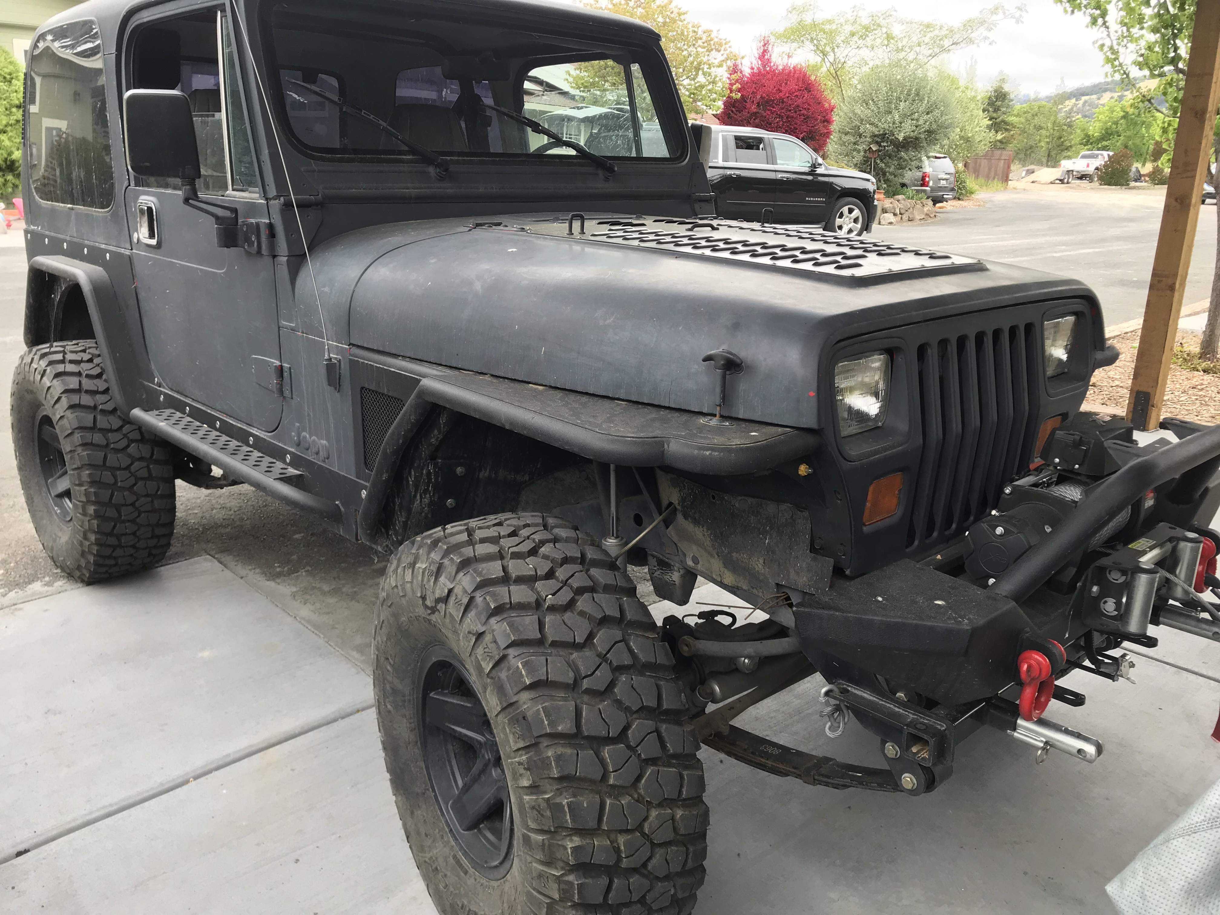 Poison Spyder Jeep Wrangler Hood Louver - Black 13-53-010-PC (87