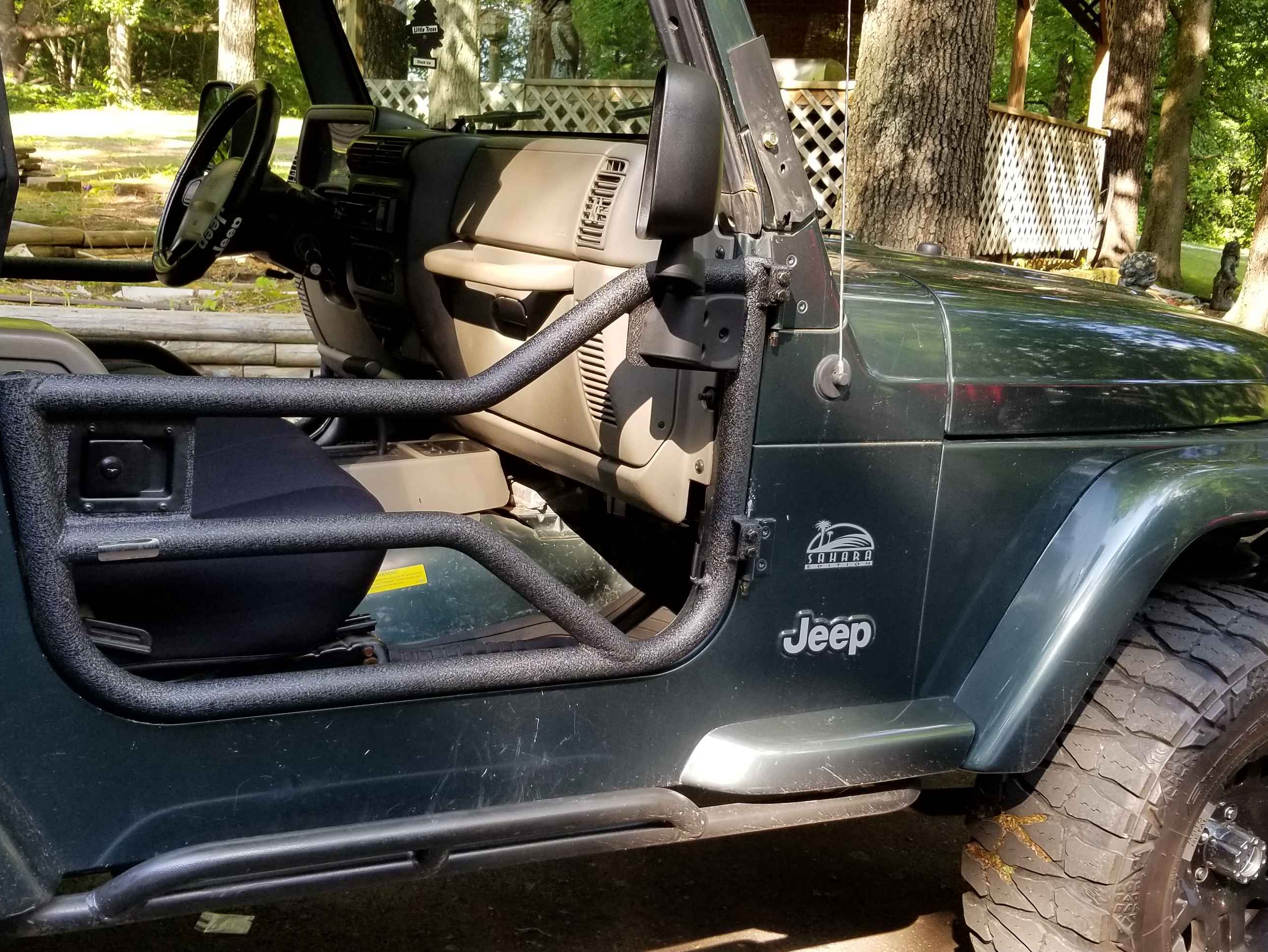 Rugged Ridge Jeep Wrangler Tube Doors - Textured Black 11509.20