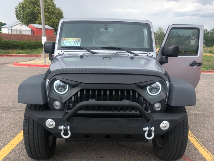 Rugged Ridge Jeep Wrangler Body Armor Hood Stone Guard - Black