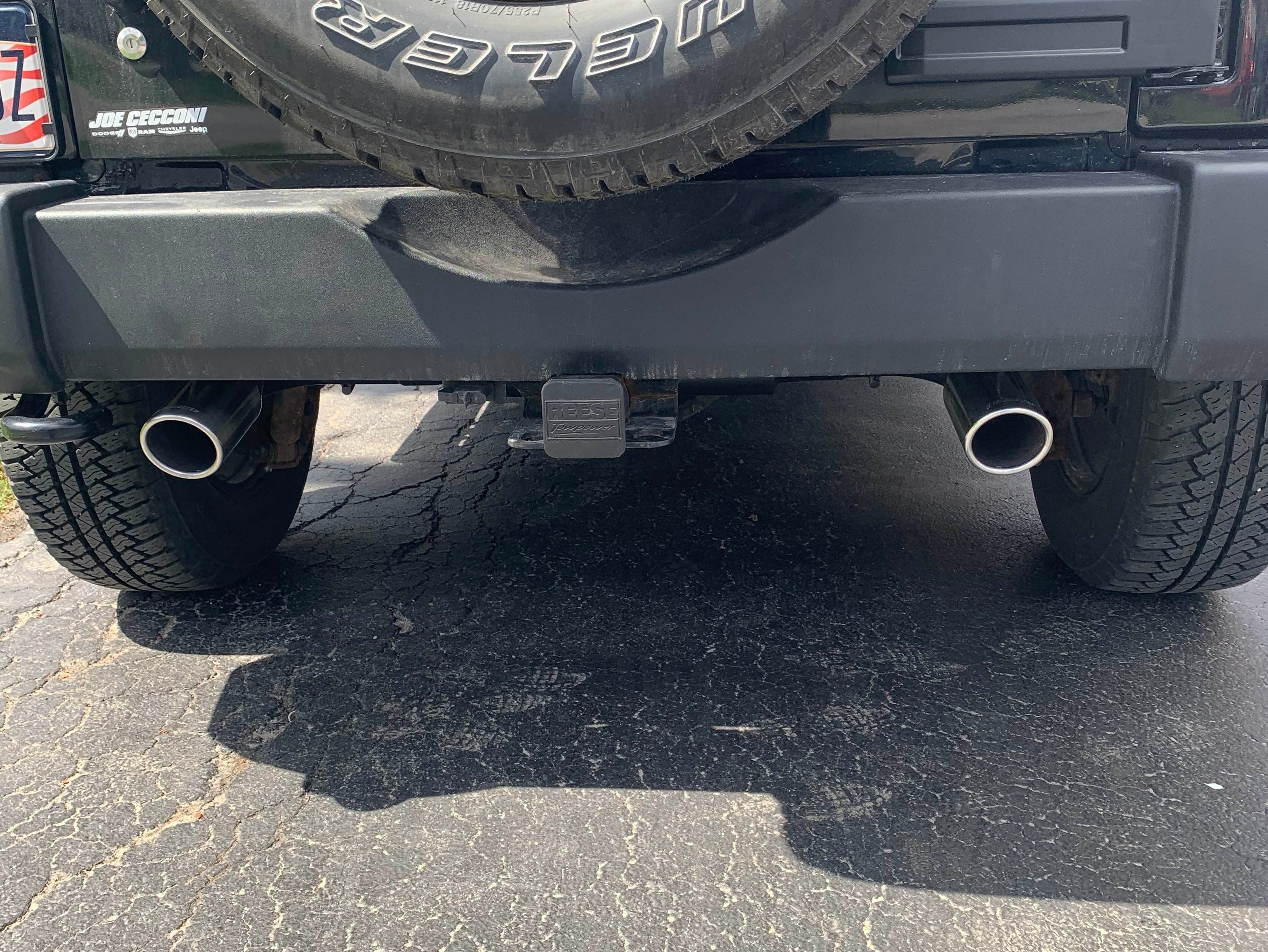 Flowmaster Jeep Wrangler Force II Stainless Steel Axle-Back