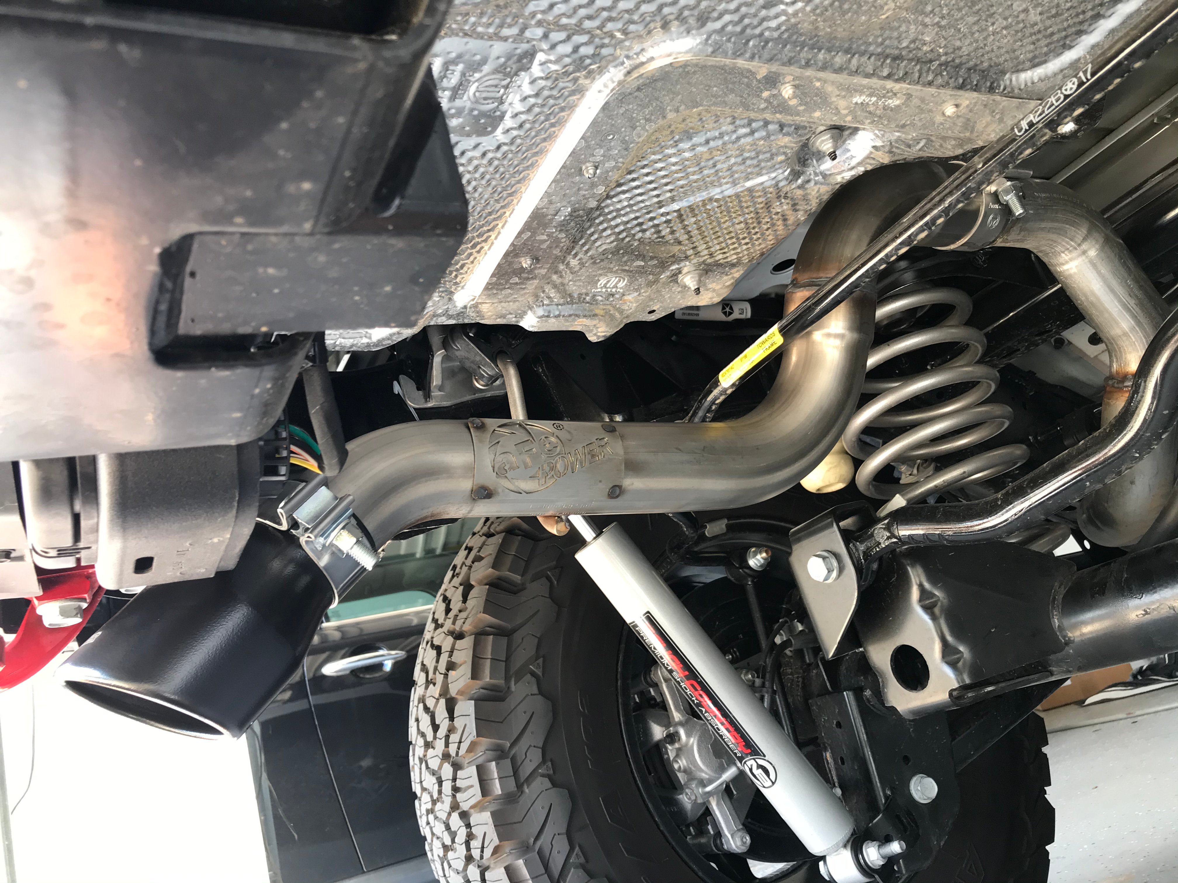 AFE Jeep Wrangler MACH Force-XP Hi-Tuck Axle-Back Exhaust System
