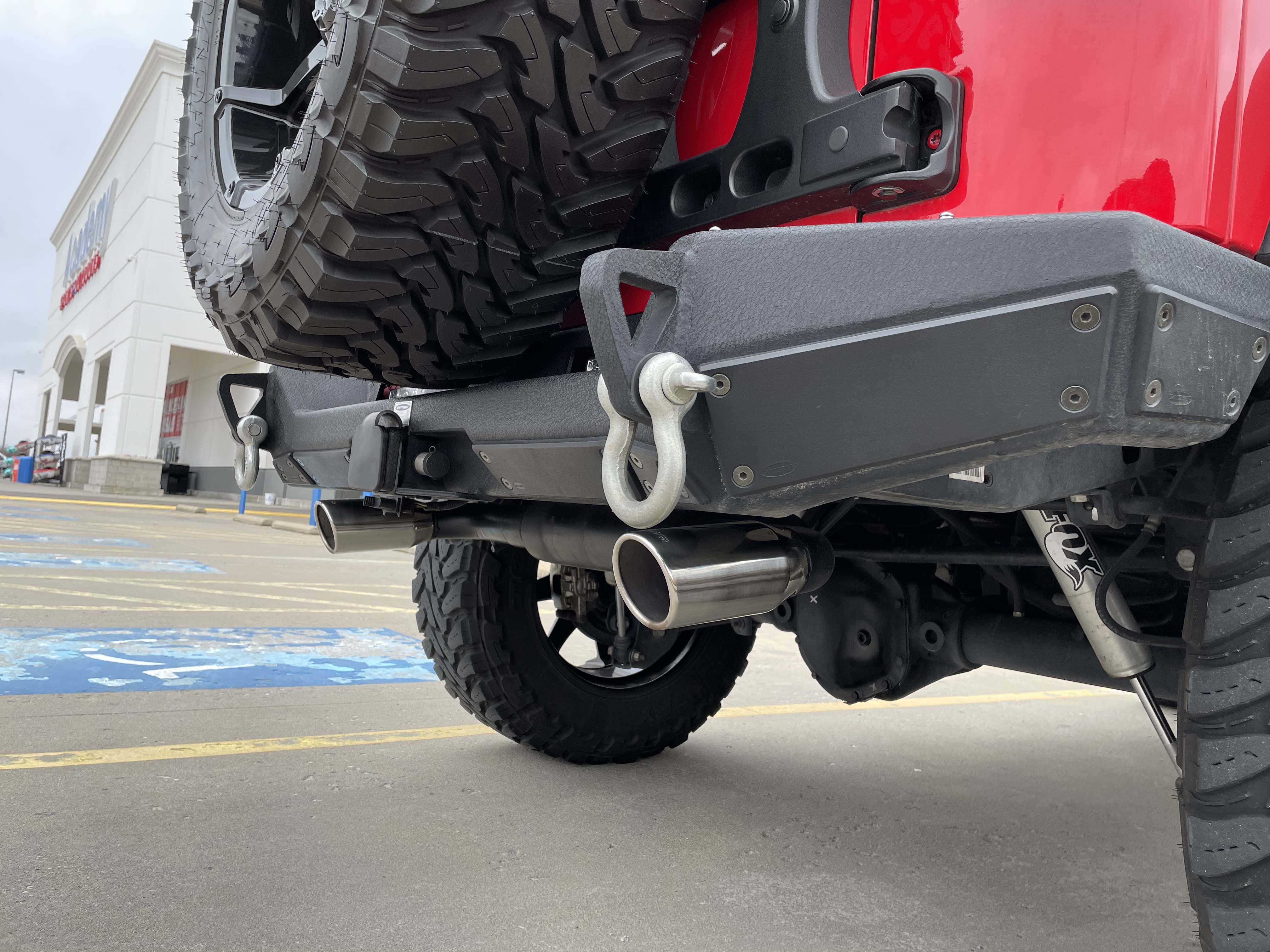 Flowmaster Jeep Wrangler Force II Stainless Steel Axle-Back