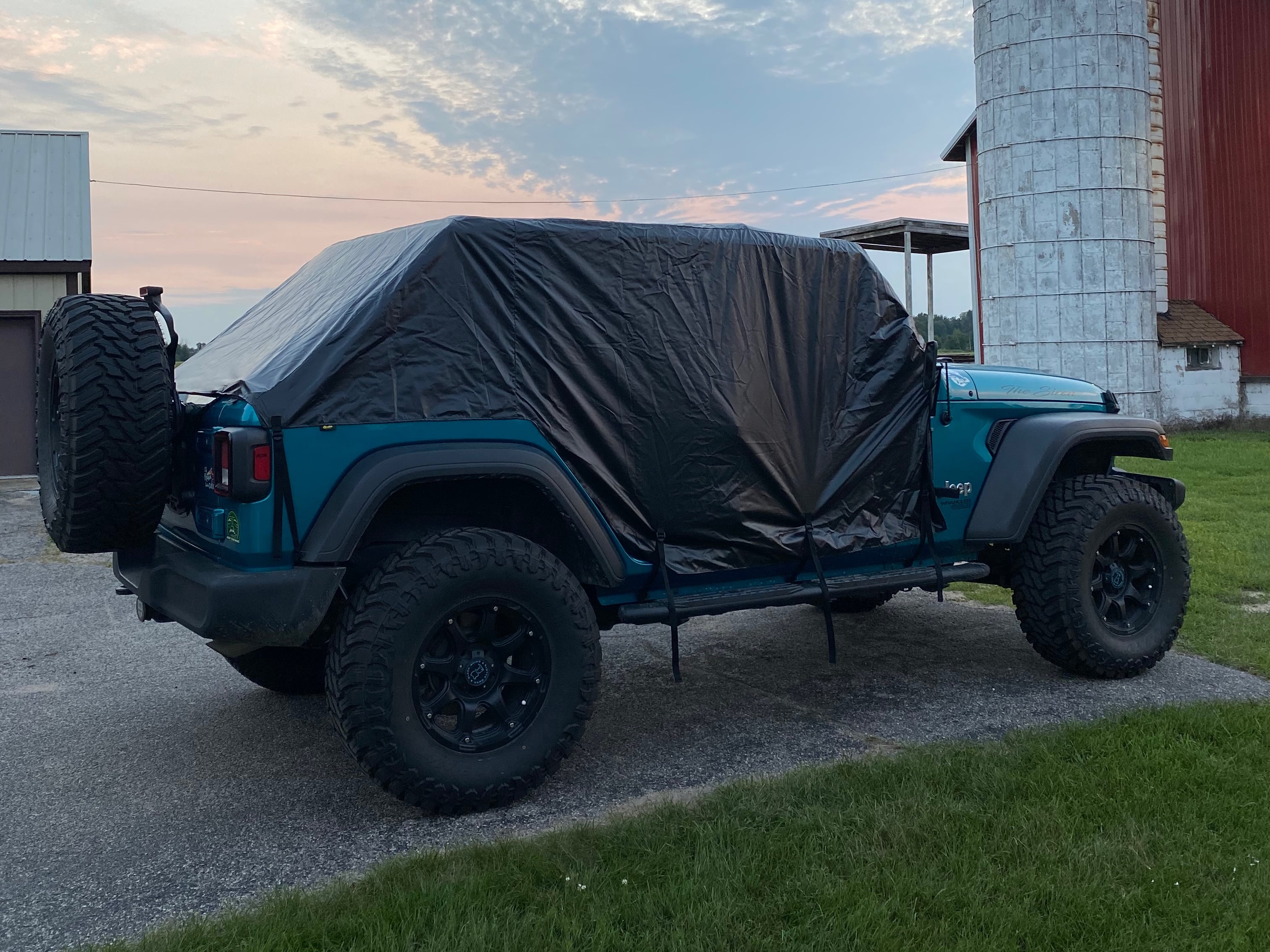 Bestop Jeep Wrangler All Weather Trail Cover; Black 81043-01 (07