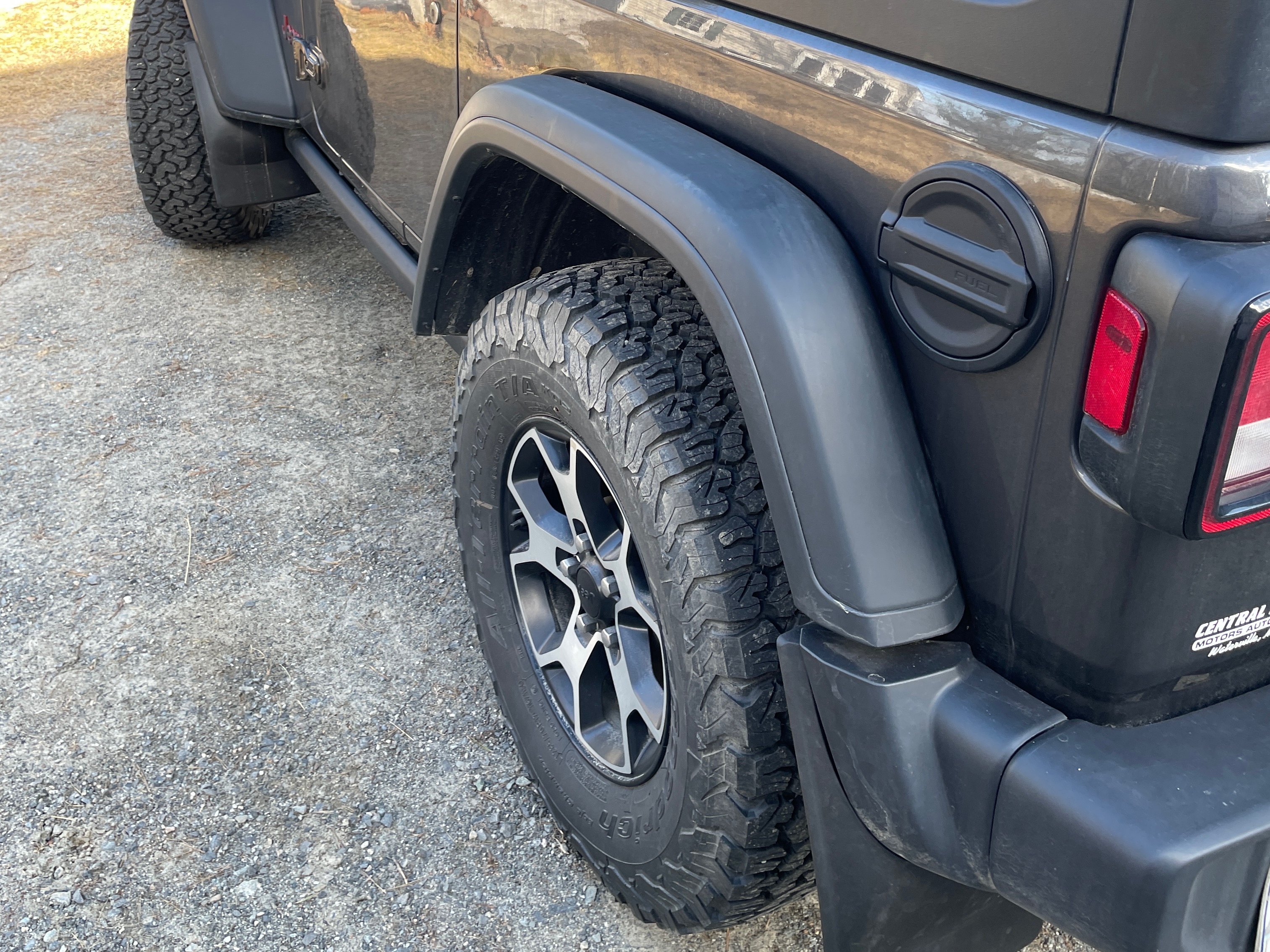 Weathertech Jeep Wrangler No-Drill Mud Flaps; Front and Rear