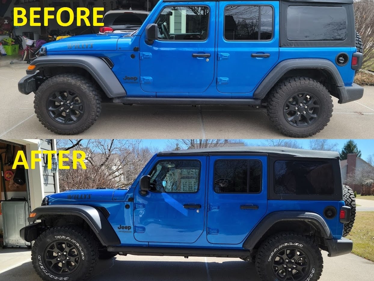 Teraflex Jeep Wrangler 1.50-Inch Performance Spacer Lift Kit