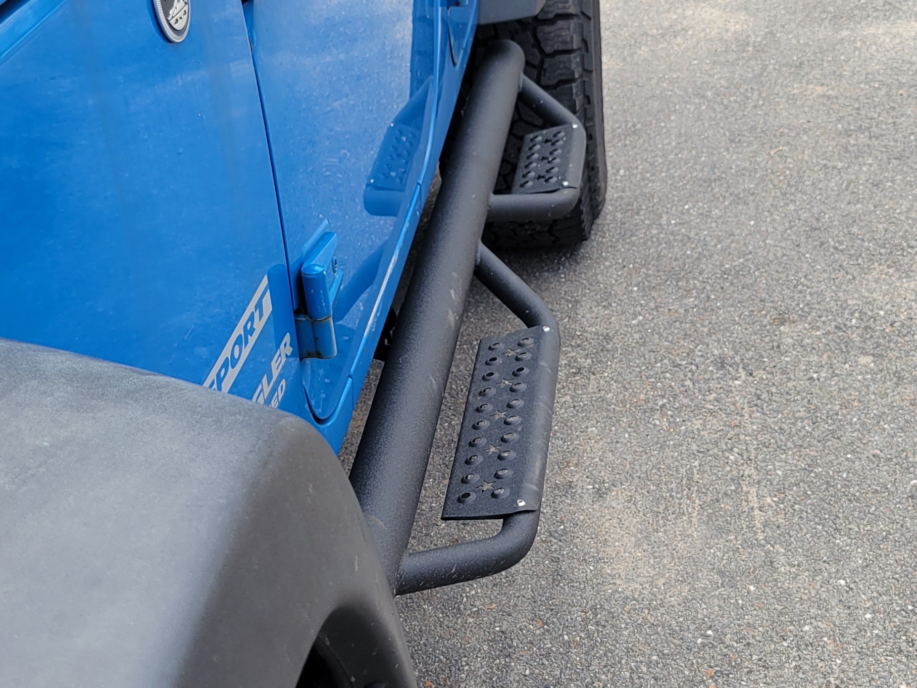 Jeep Wrangler 3-Inch Nerf Drop Side Step Bars; Black (07-18 Jeep