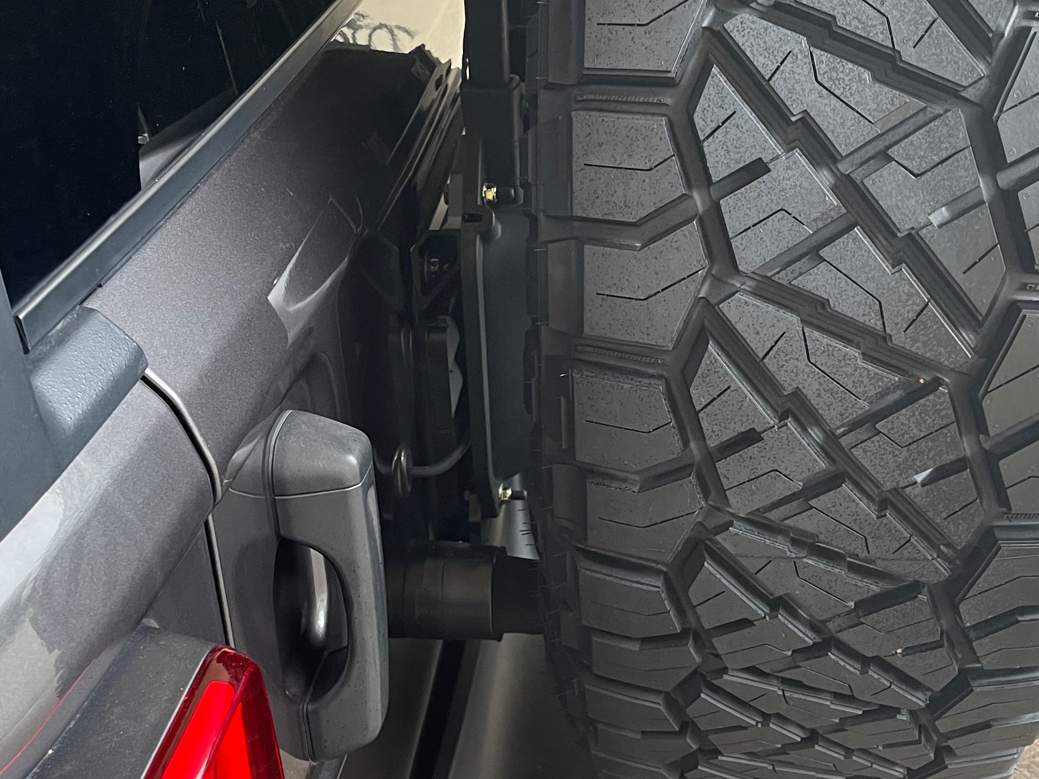 Teraflex Jeep Wrangler Spare Tire Relocation Bracket Kit 1909200