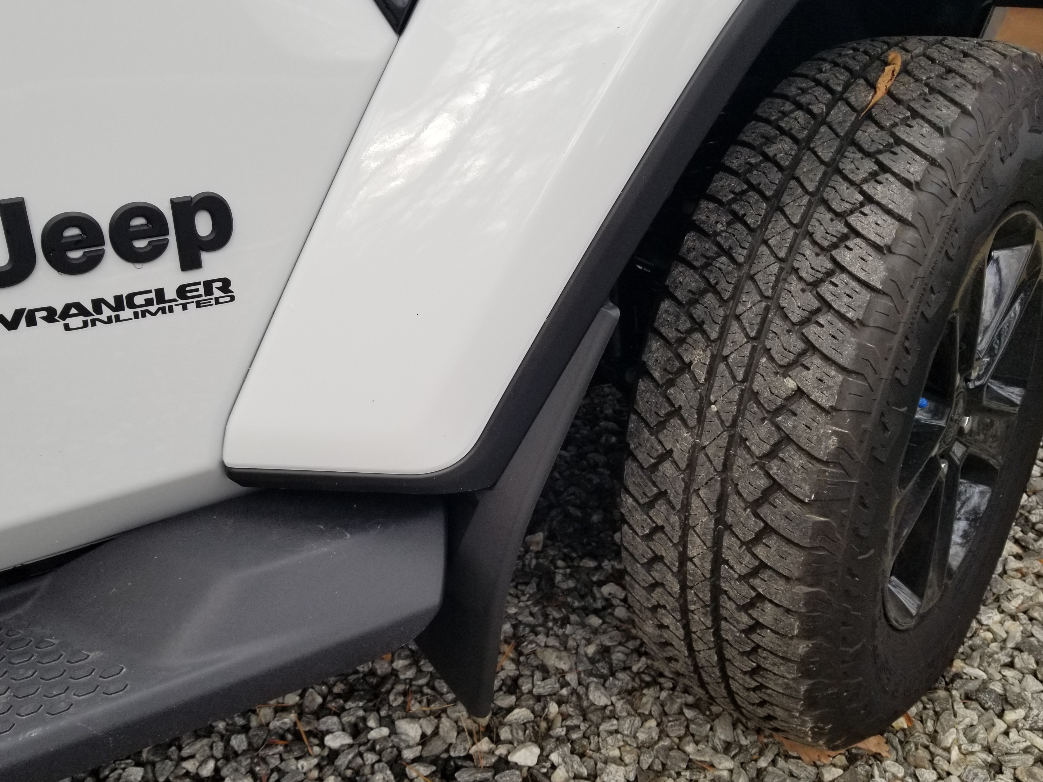 Weathertech Jeep Wrangler No-Drill Mud Flaps; Front and Rear