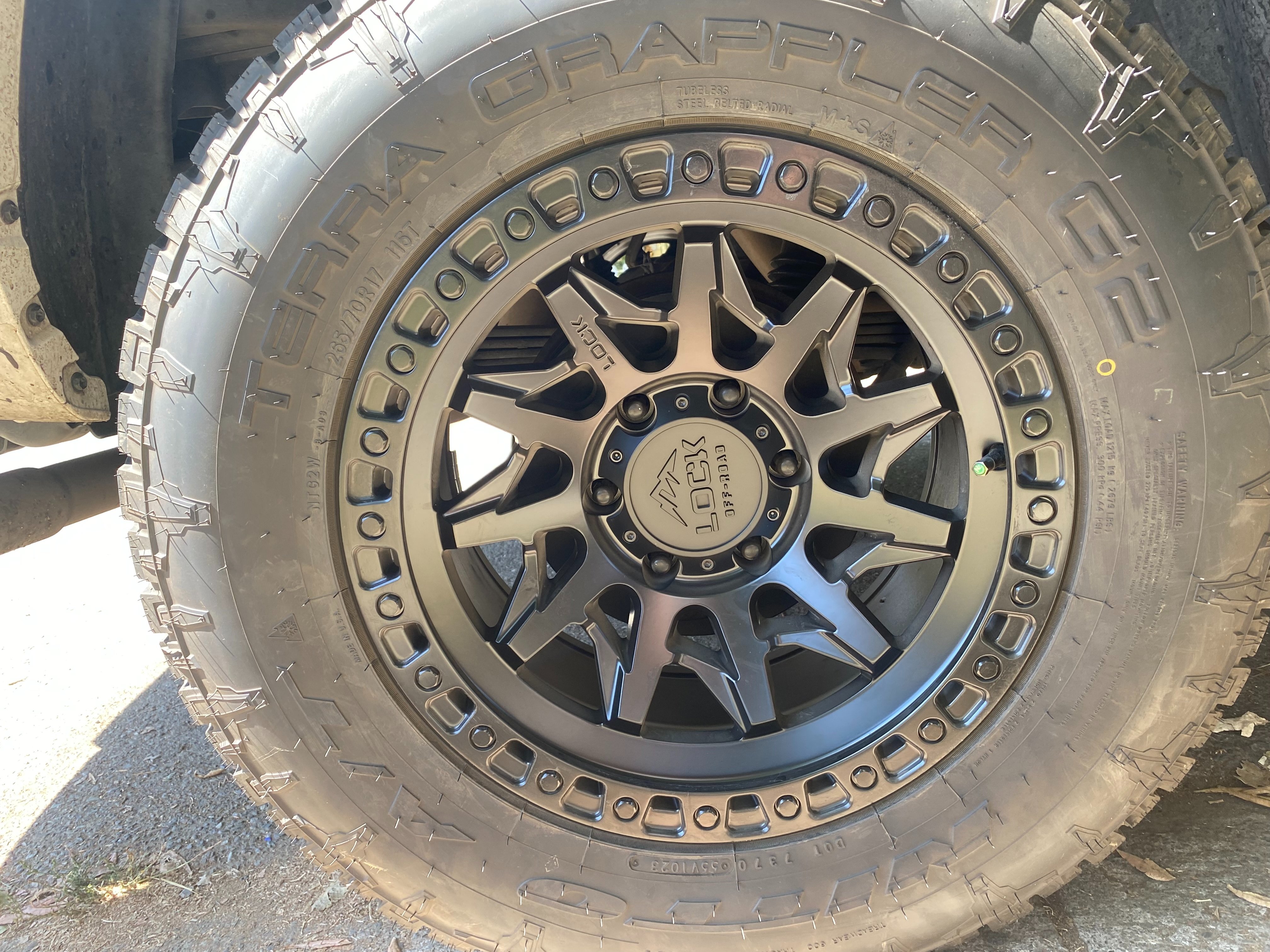 Lock Off-Road Tacoma Lunatic Matte Black with Matte Black Ring 6