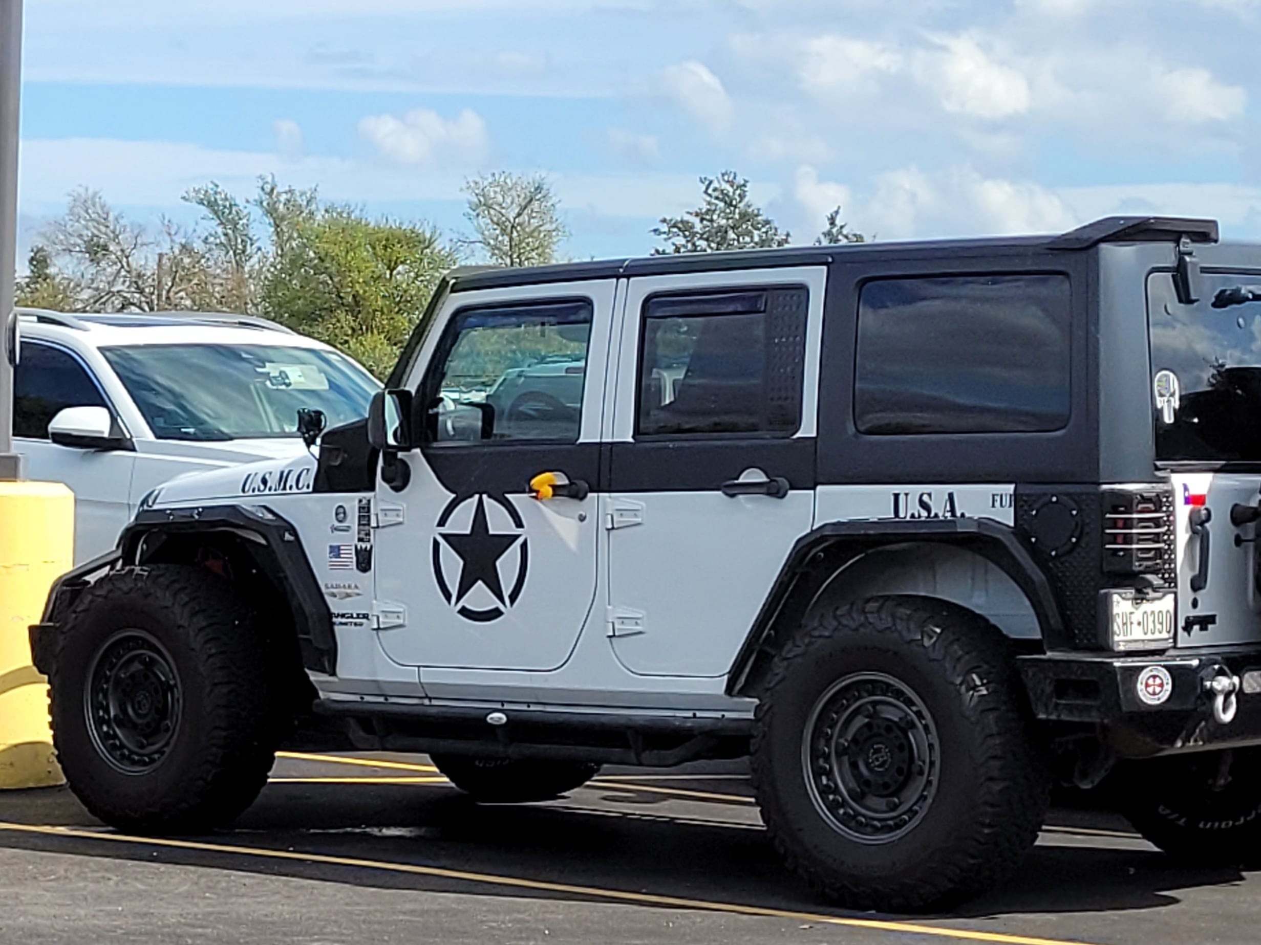 SEC10 Jeep Wrangler Door Accents; Matte Black J181757 (07-18 Jeep