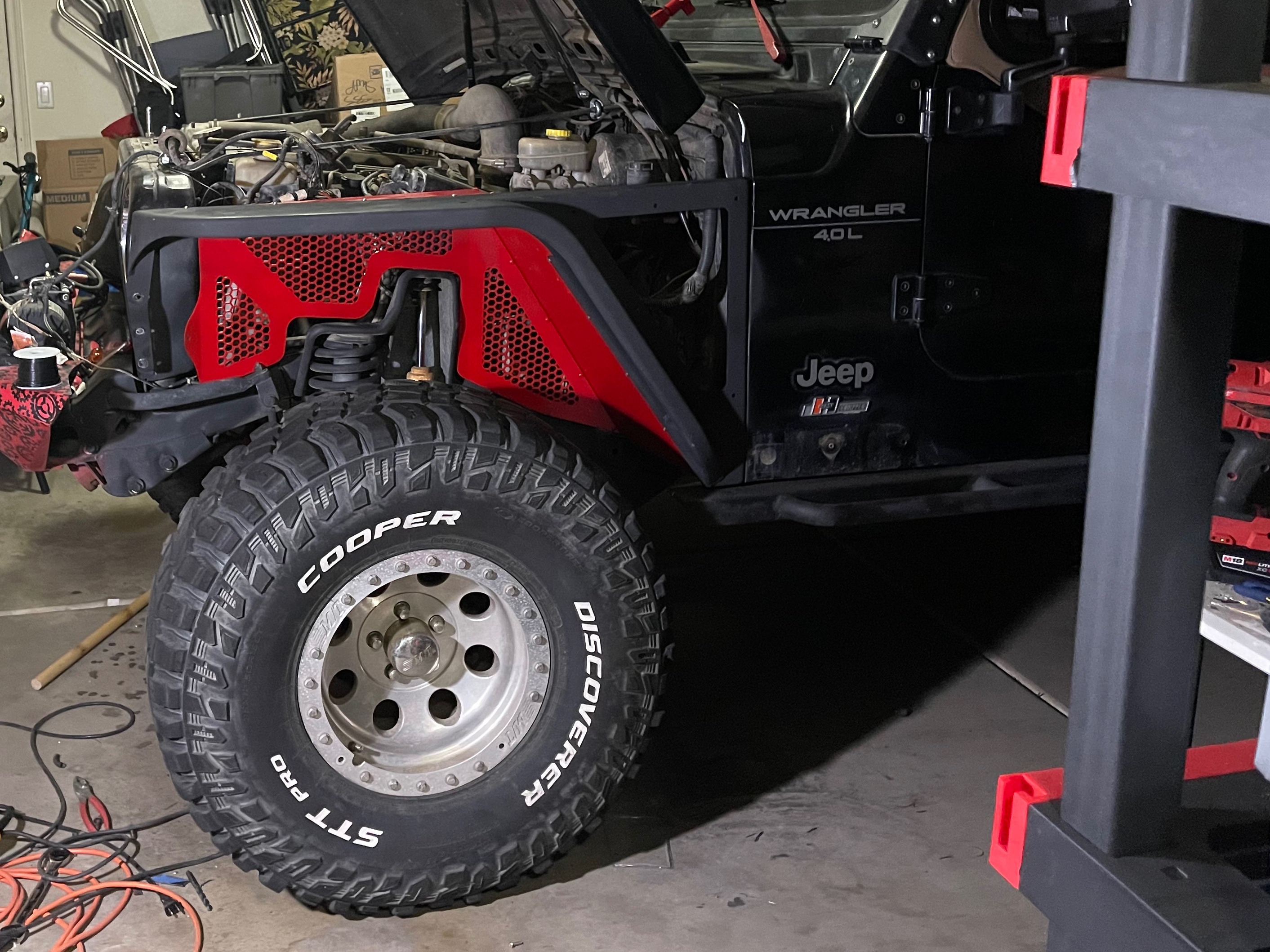 Poison Spyder Jeep Wrangler DeFender XC Vented Inner Fender Kit