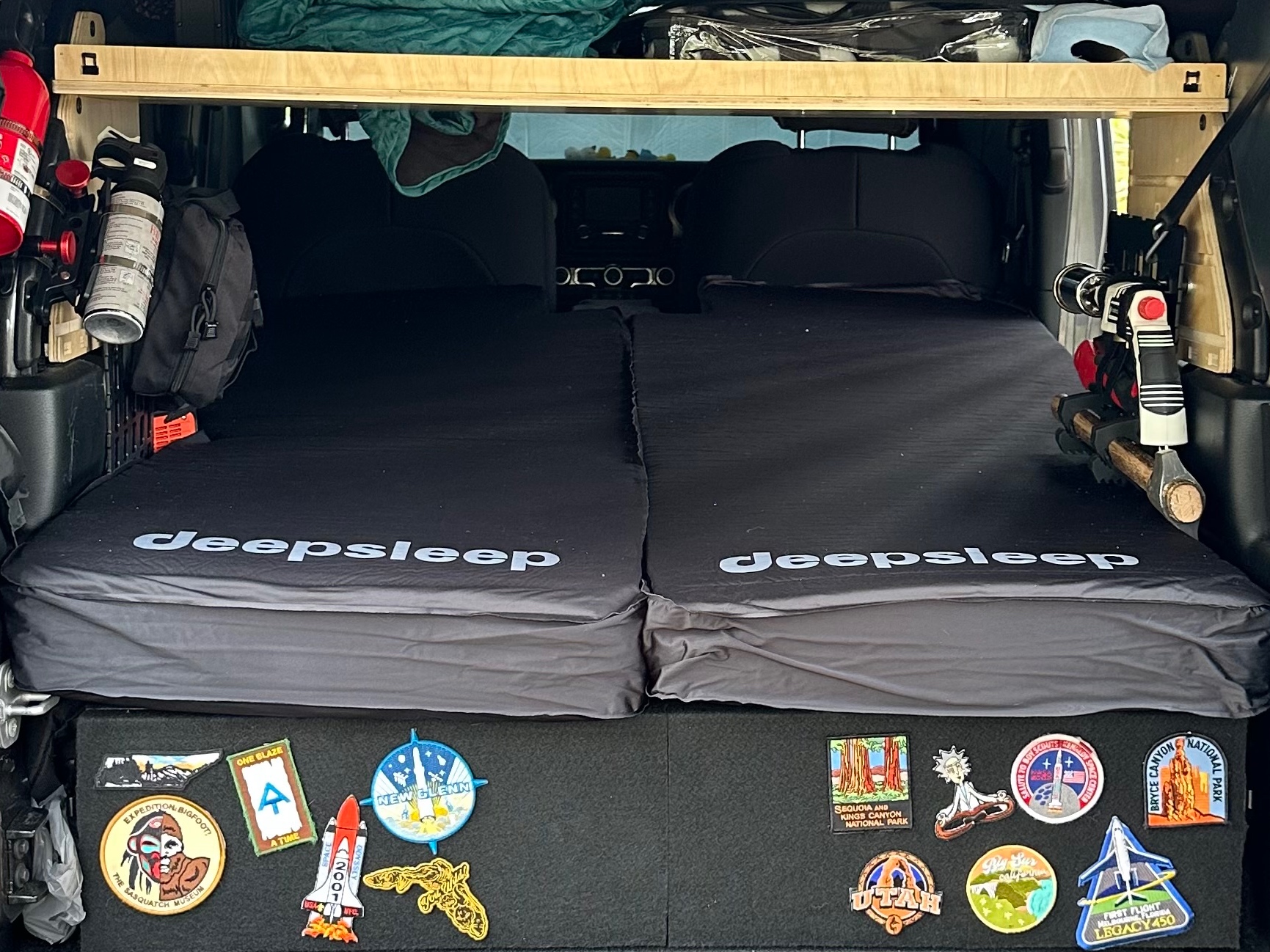 deepsleep Jeep Wrangler Solo Mat SOLOMAT (07-26 Jeep Wrangler JK