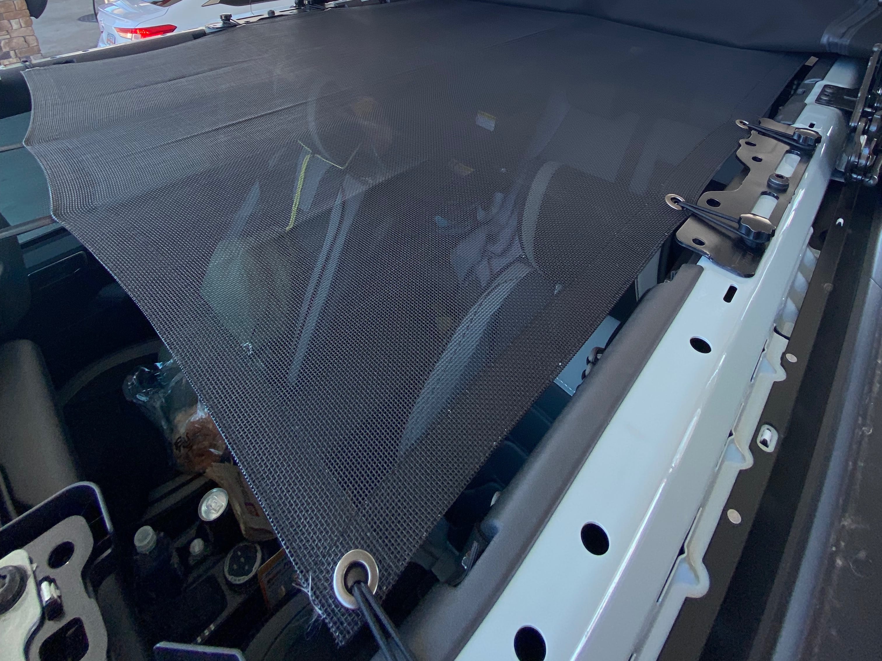 RedRock Bronco Mesh Sunshade FB15948 (21-26 Bronco 4-Door) - Free