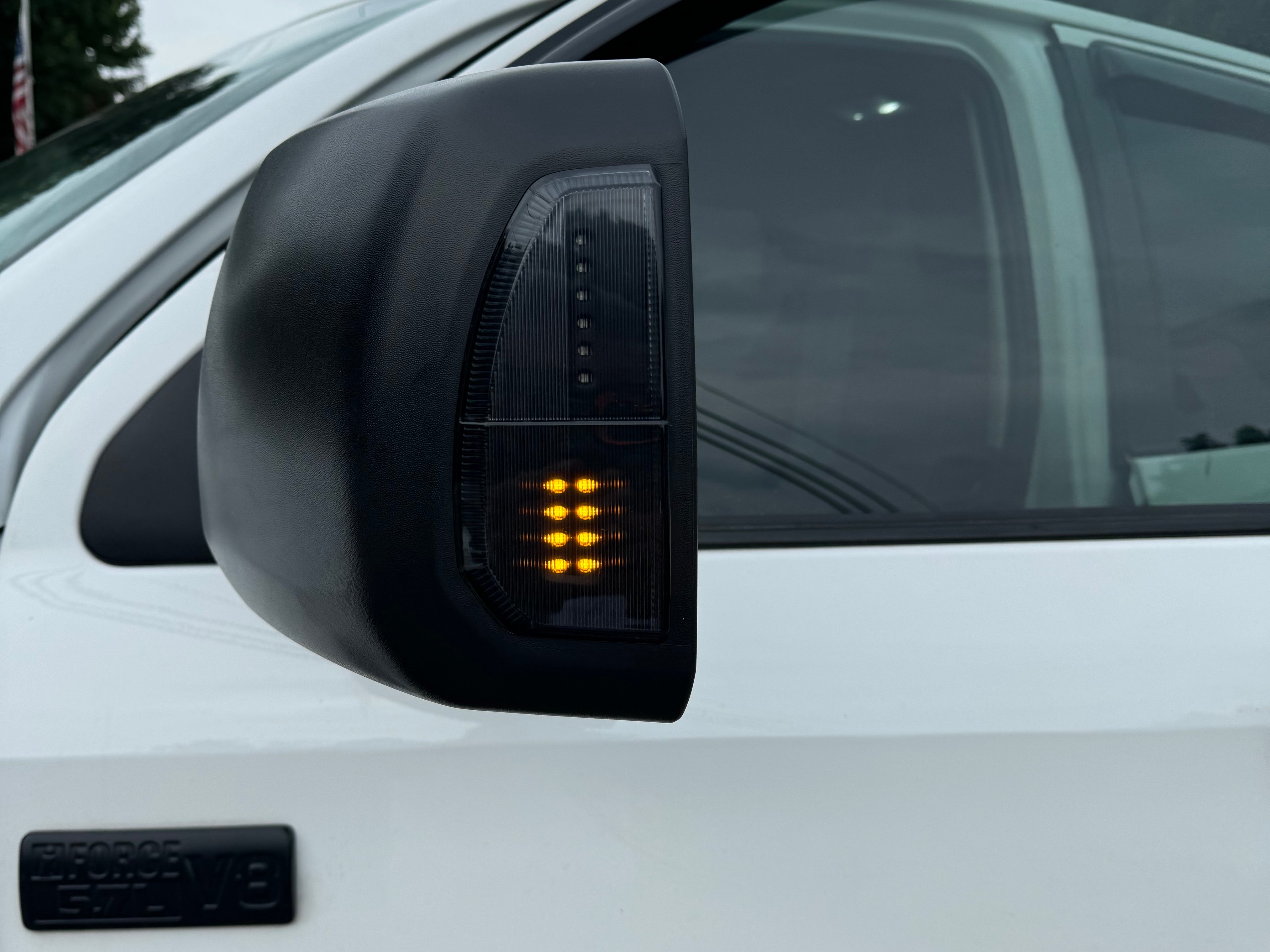 Tundra Powered Heated Manual-Folding Mirrors; Textured Black (14