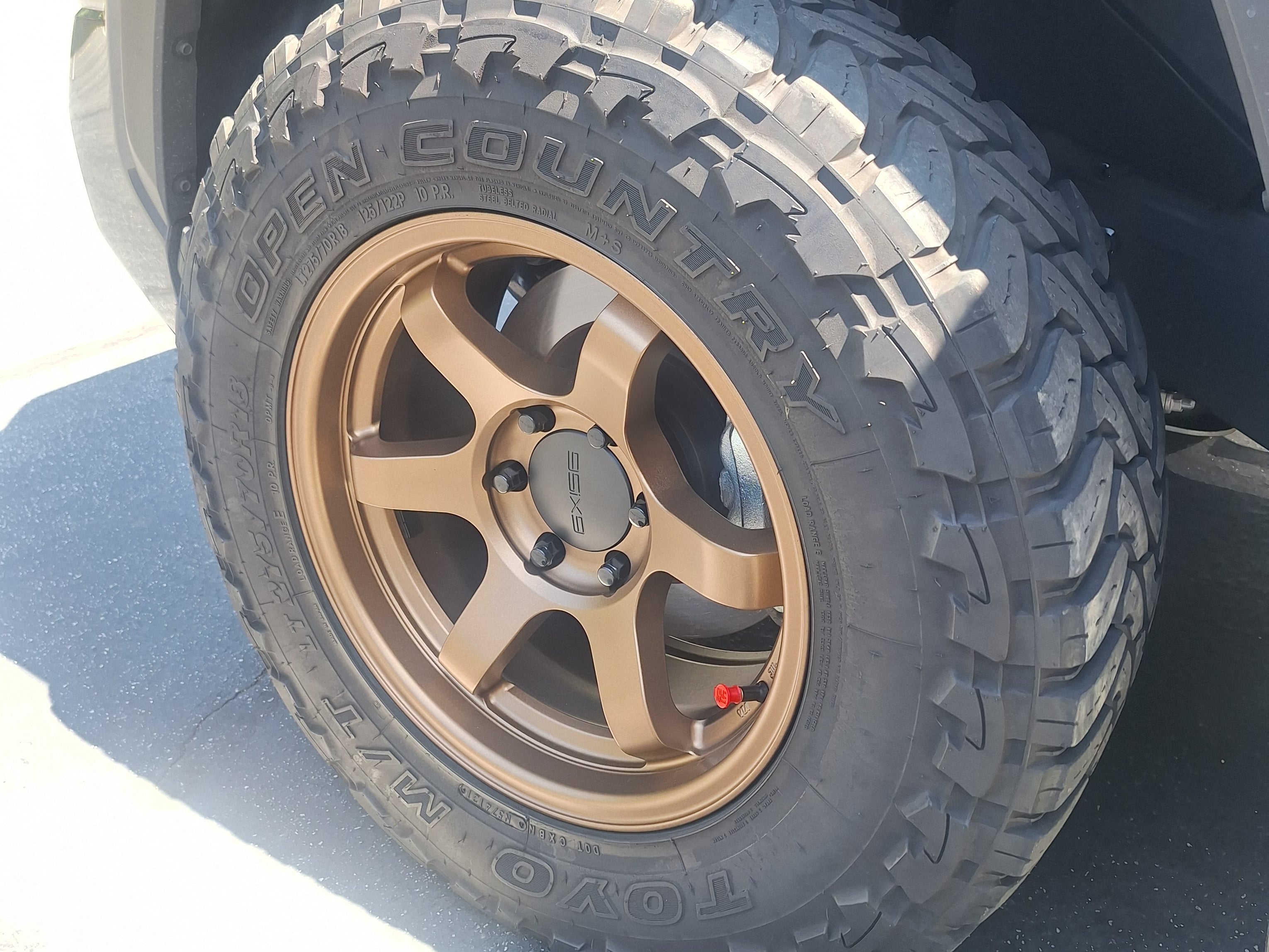 9Six9 Wheels Tundra SIX-1 Truck/SUV Matte Bronze 6-Lug Wheel; 18x9