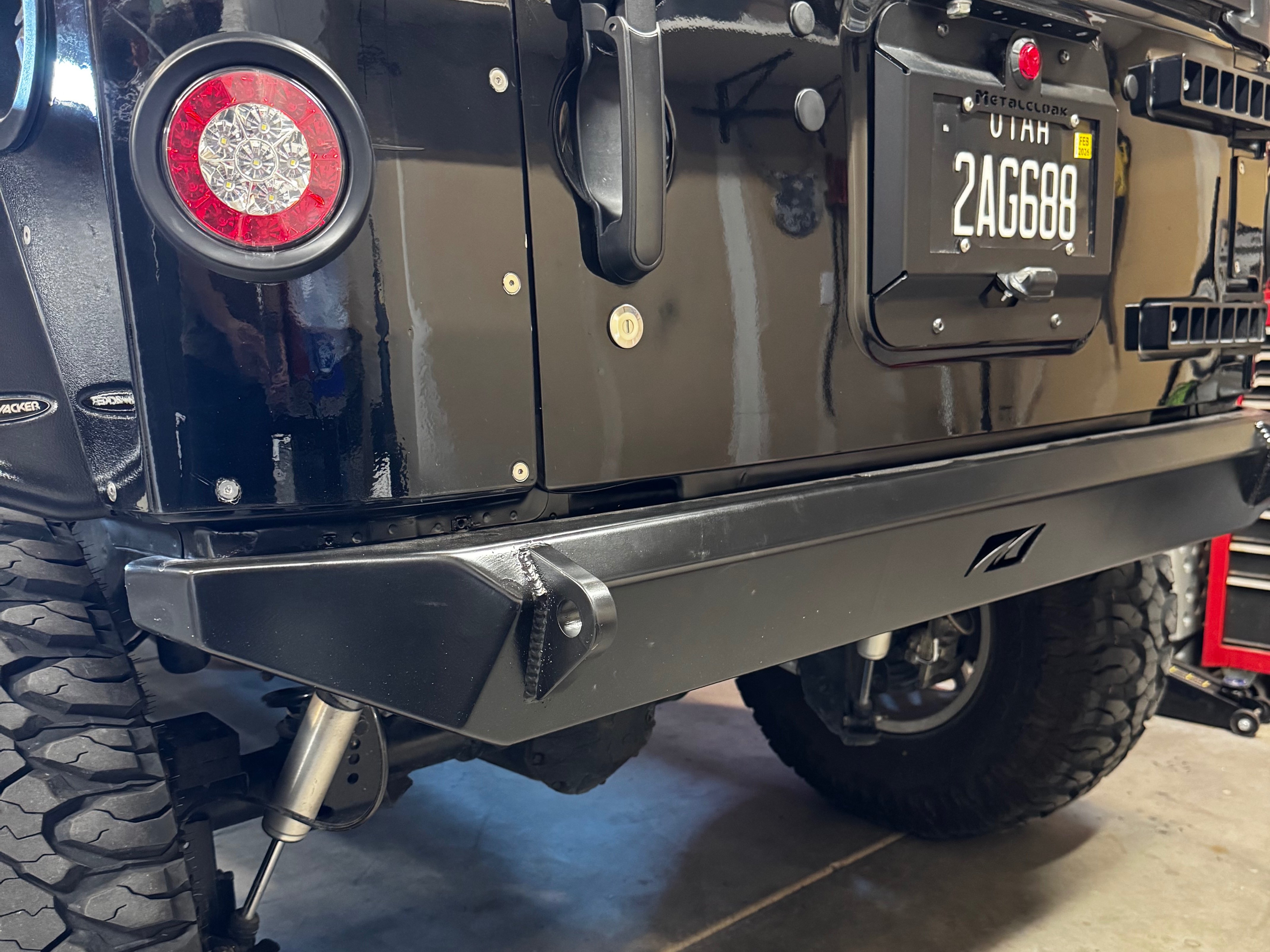 Motobilt Jeep Wrangler Frame Chop Rear Bumper and Crossmember