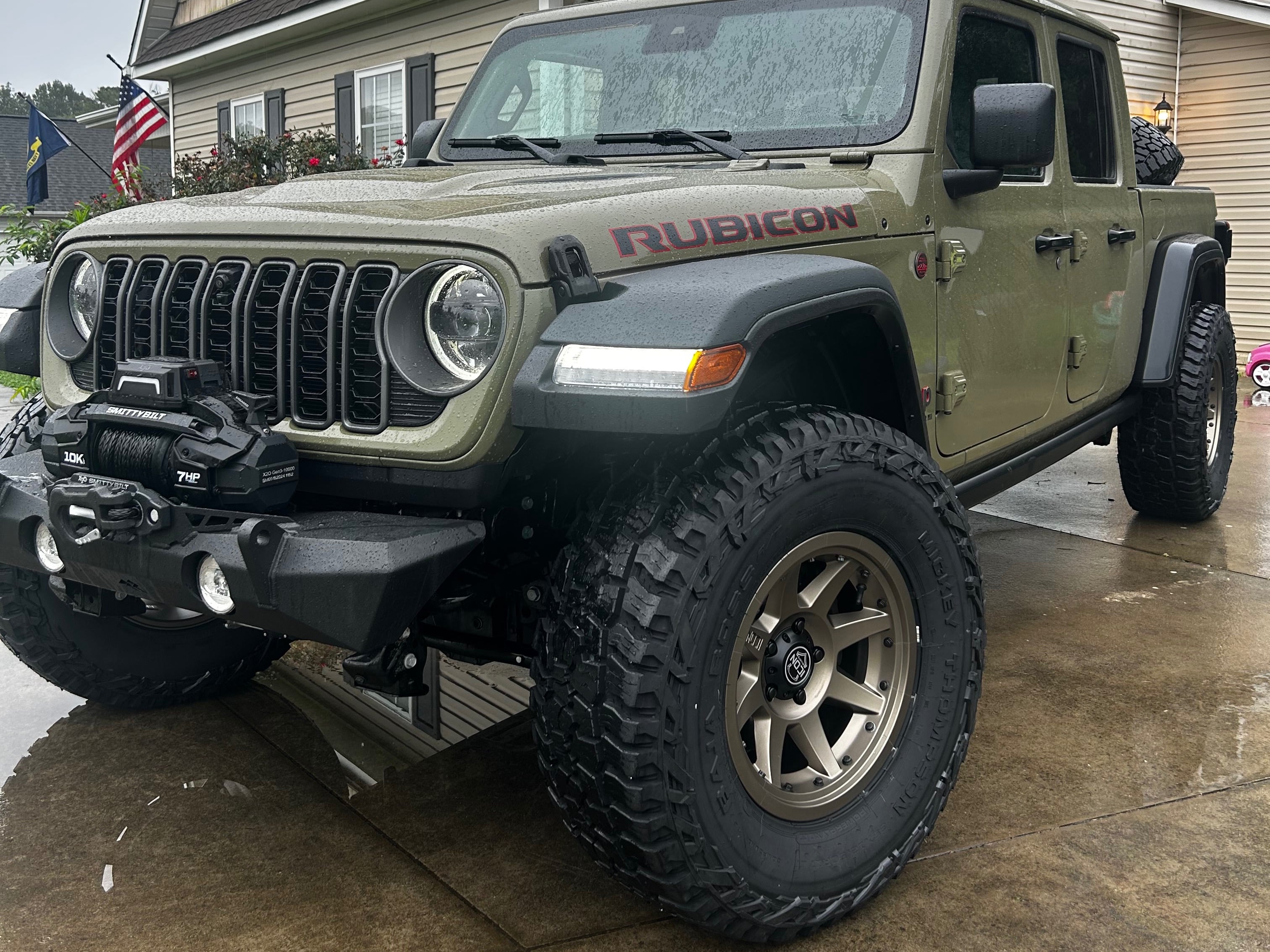 ICON Alloys Jeep Gladiator Rebound Pro Satin Black Wheel; 17x8.5