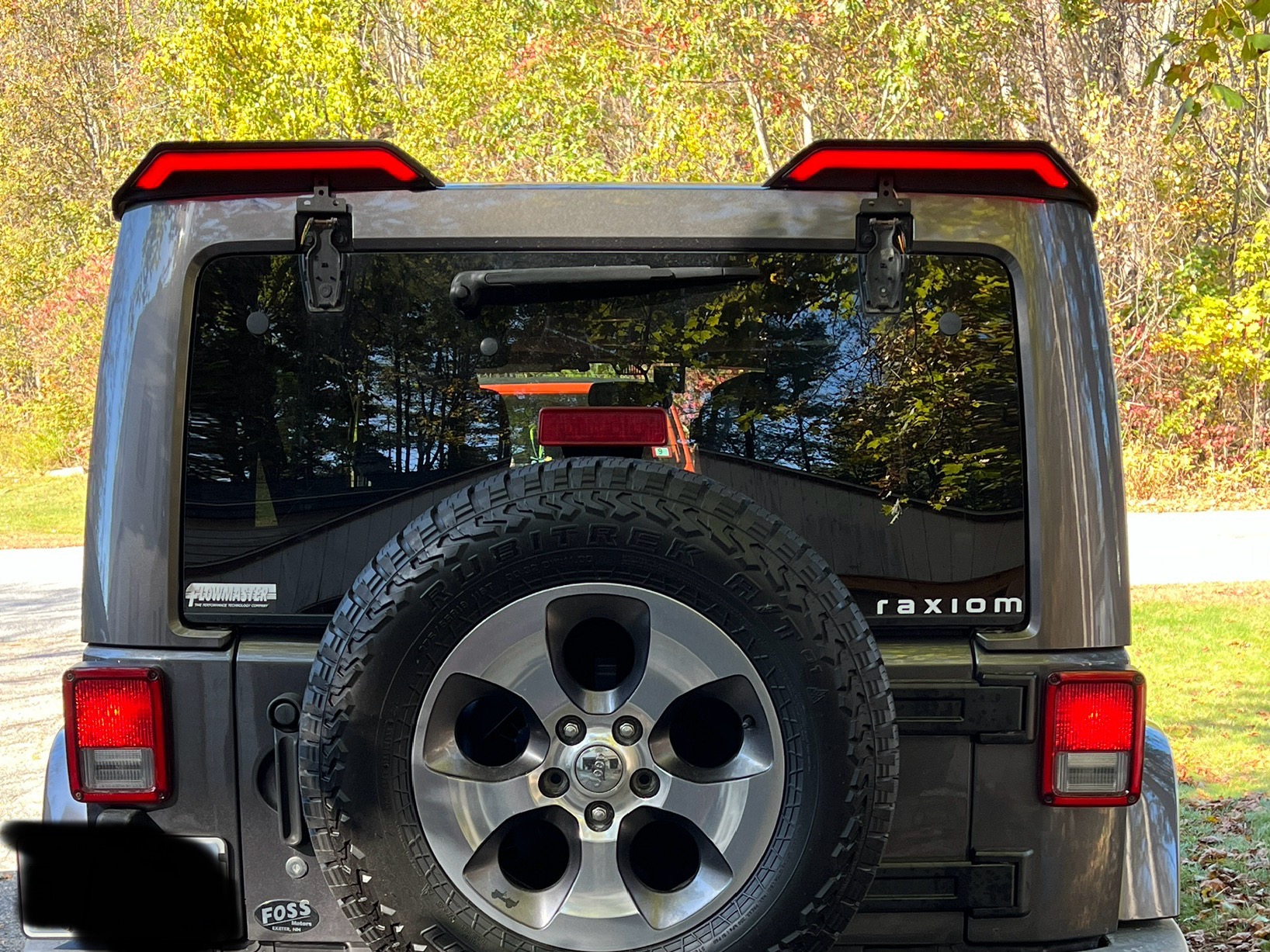 RedRock Jeep Wrangler Rear Spoiler with LED Lighting J215625 (07