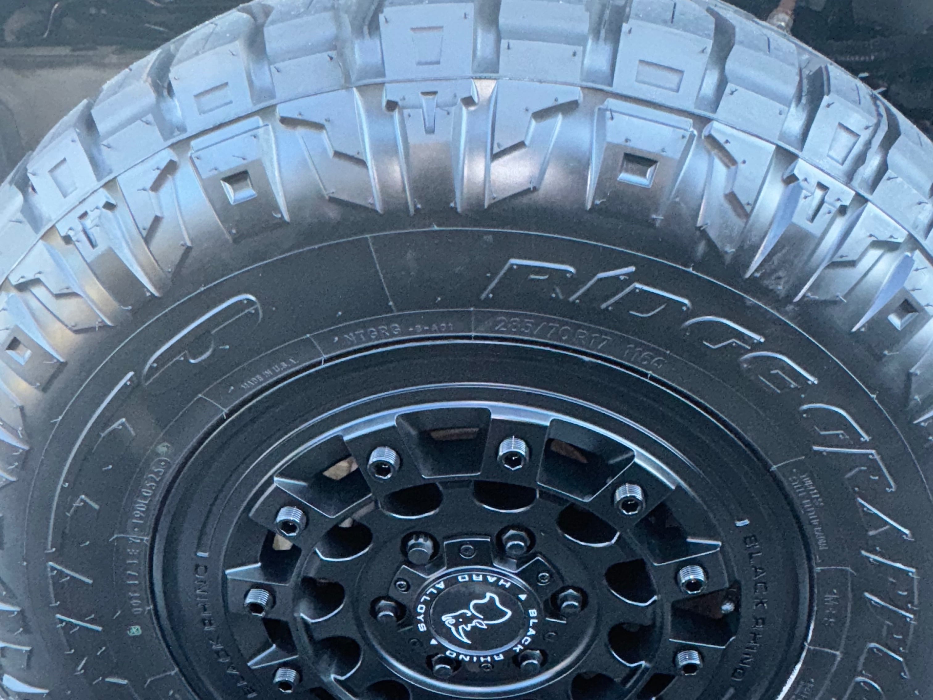 Black Rhino Bronco Fuji Matte Black 6-Lug Wheel; 17x8; 38mm Offset