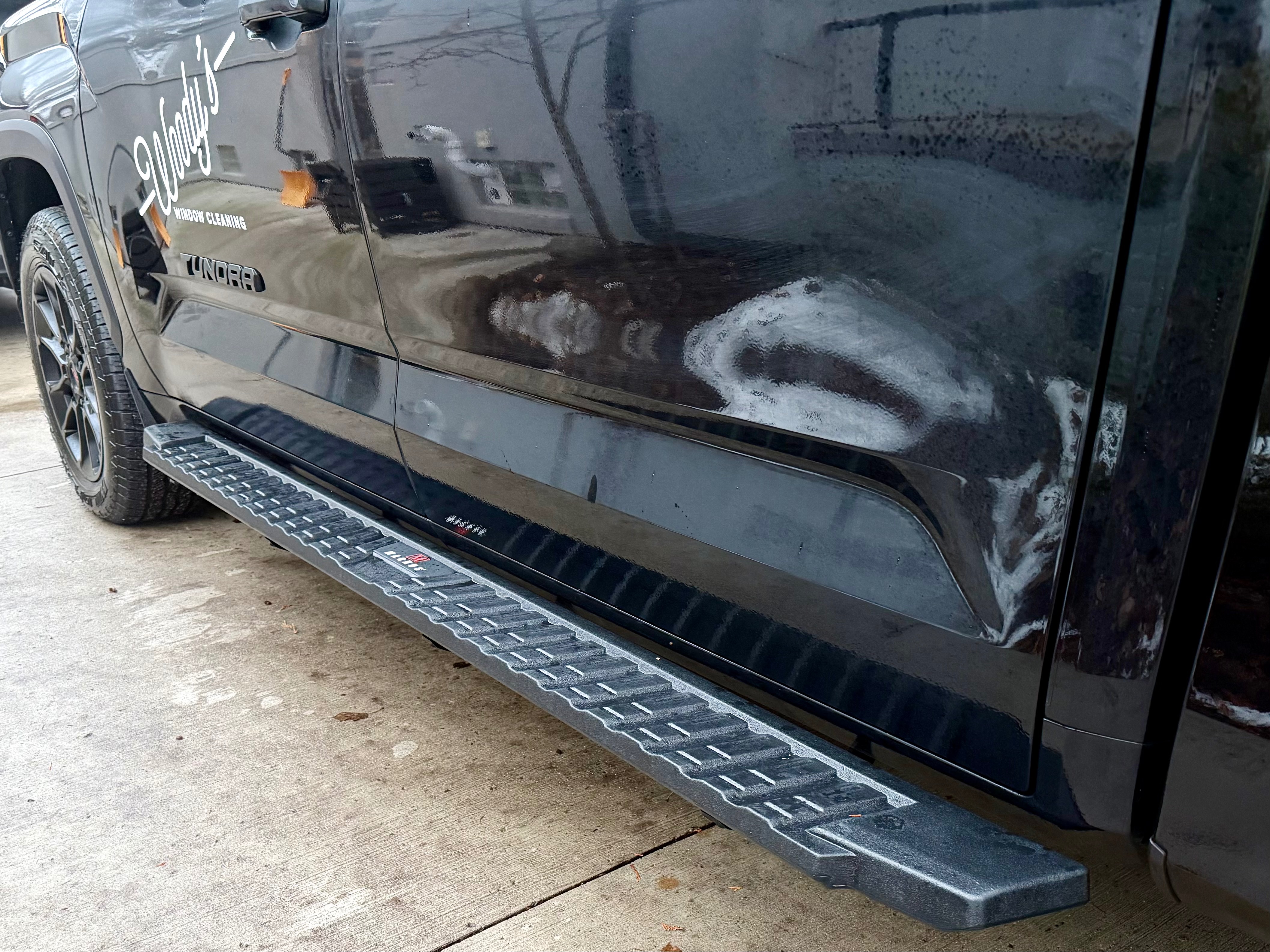 Tundra T-Style Running Boards; Black (22-26 Tundra CrewMax) - Free