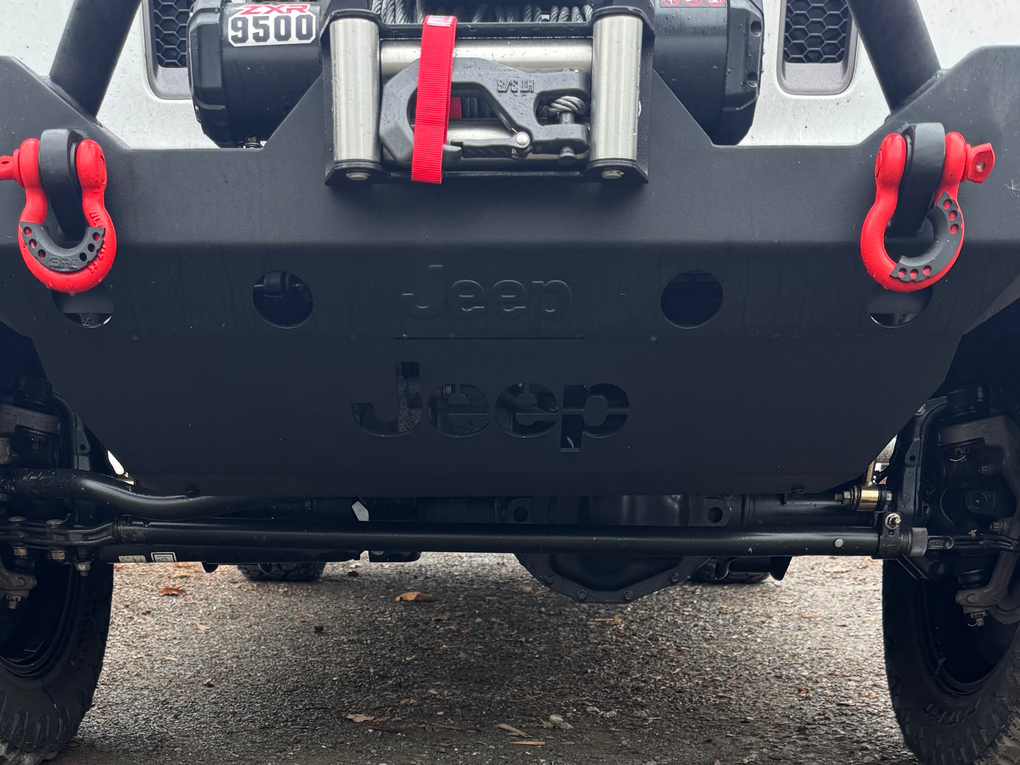 Jeep Licensed by RedRock Jeep Wrangler Skid Plate for HD Front