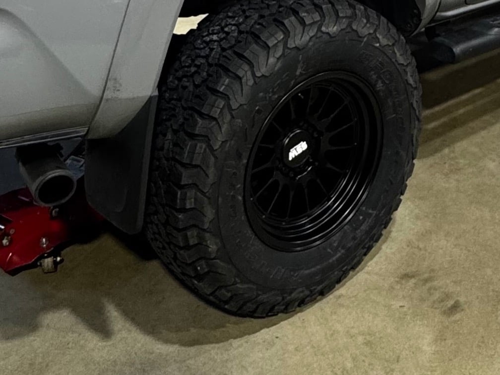 SSW Off-Road Wheels Tacoma Dakar Matte Black 6-Lug Wheel; 17x9