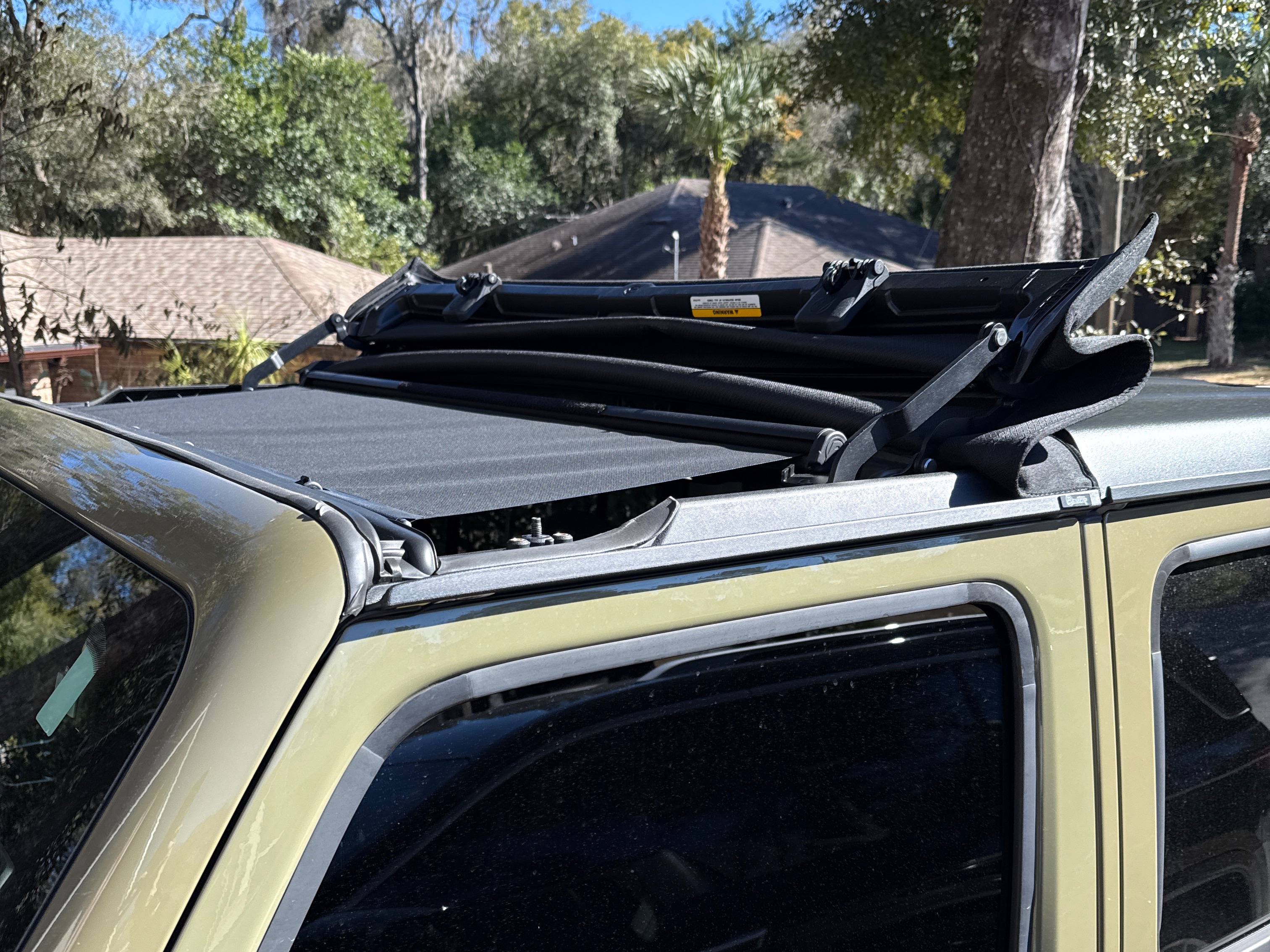 Bestop Jeep Wrangler Sunscreen for Sunrider Factory Hard Tops