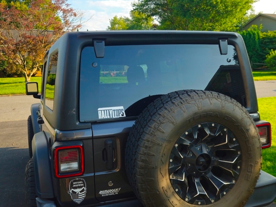 Jeep Wrangler Two-Piece Hard Top; Black (18-26 Jeep Wrangler JL 4