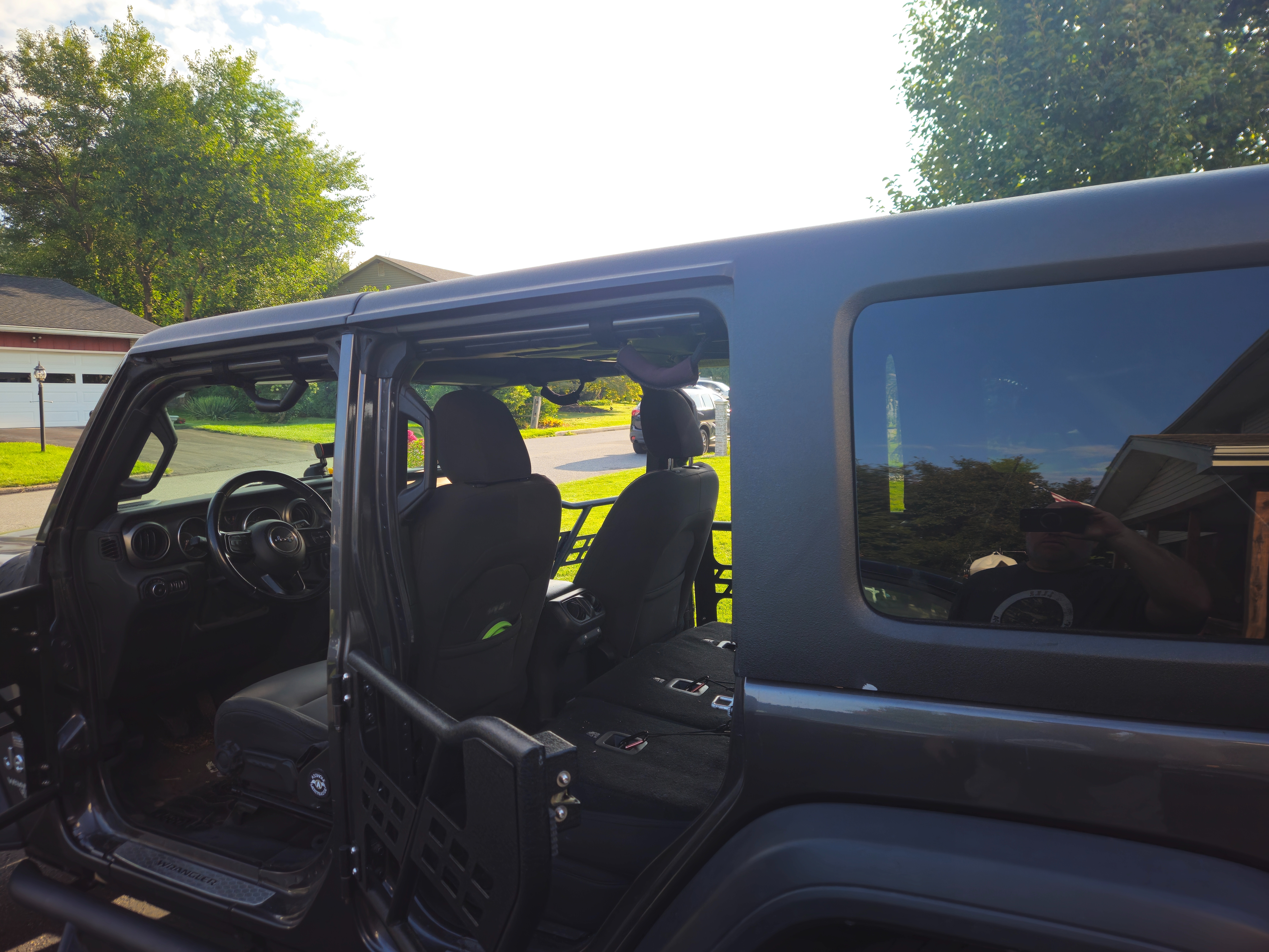 Jeep Wrangler Two-Piece Hard Top; Black (18-26 Jeep Wrangler JL 4