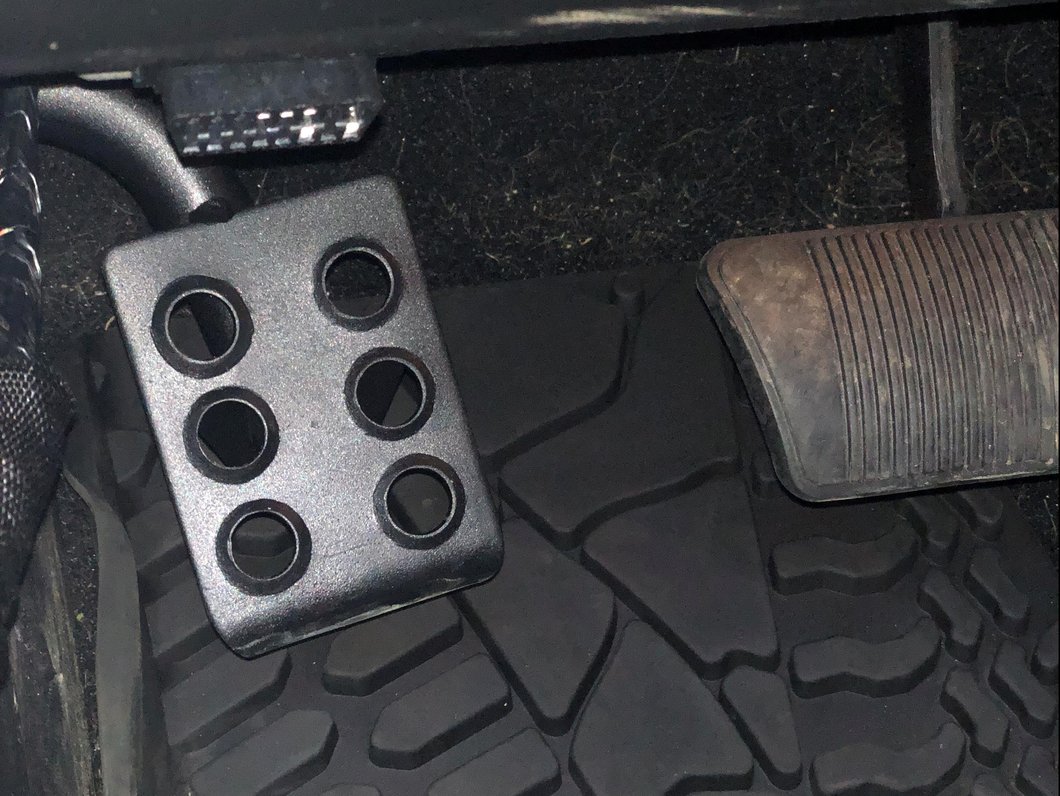 RedRock Dead Pedal; Driver Side (0718 Jeep Wrangler JK w/ Automatic