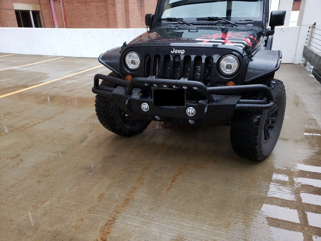 RedRock Crawler-Max Full Width Winch Front Bumper (07-18