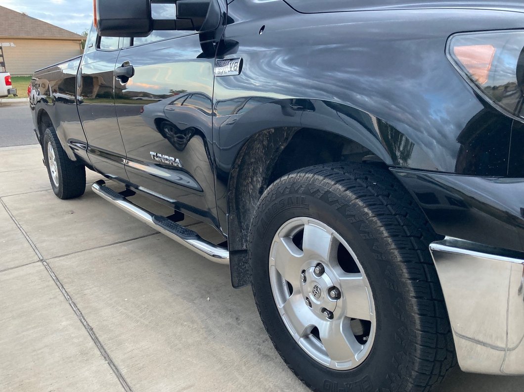 RedRock 3-Inch Side Step Bars; Stainless Steel (07-21 Tundra Double Cab)