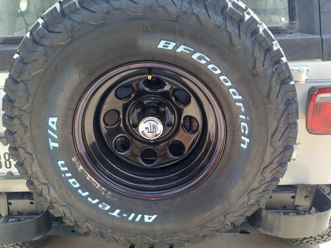 Mammoth 8 Black Wagon Wheel Edition Steel Wheel; 15x8; -19mm