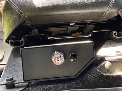 RedRock Under Seat Storage Lock Box; Driver Side (07-10 Jeep