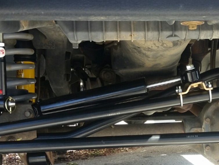 Mammoth Monotube Trail Series Steering Stabilizer (9718 Jeep Wrangler