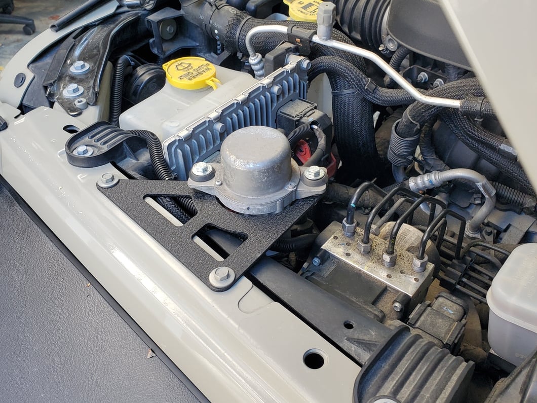 Barricade Vacuum Canister Relocation Bracket (0718 Jeep Wrangler JK