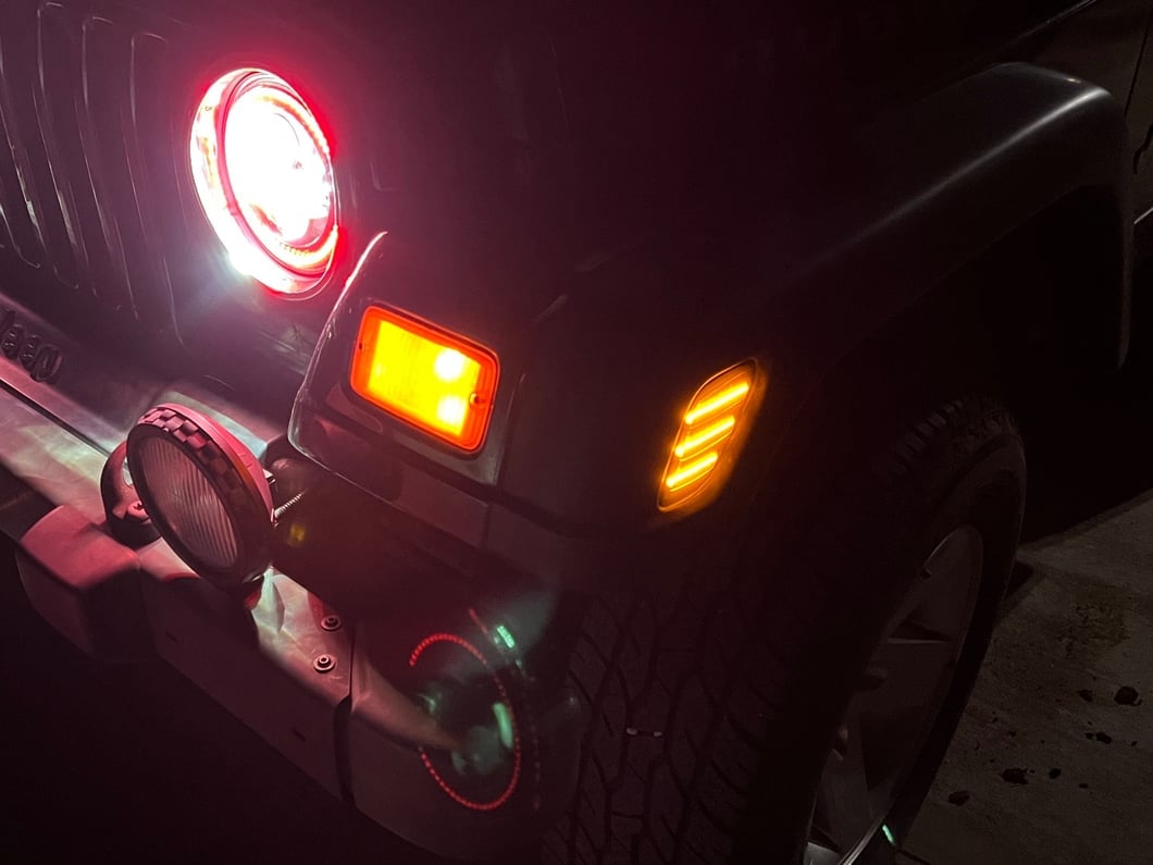 Raxiom Axial Series LED Side Marker Lamps; Smoked (97-06