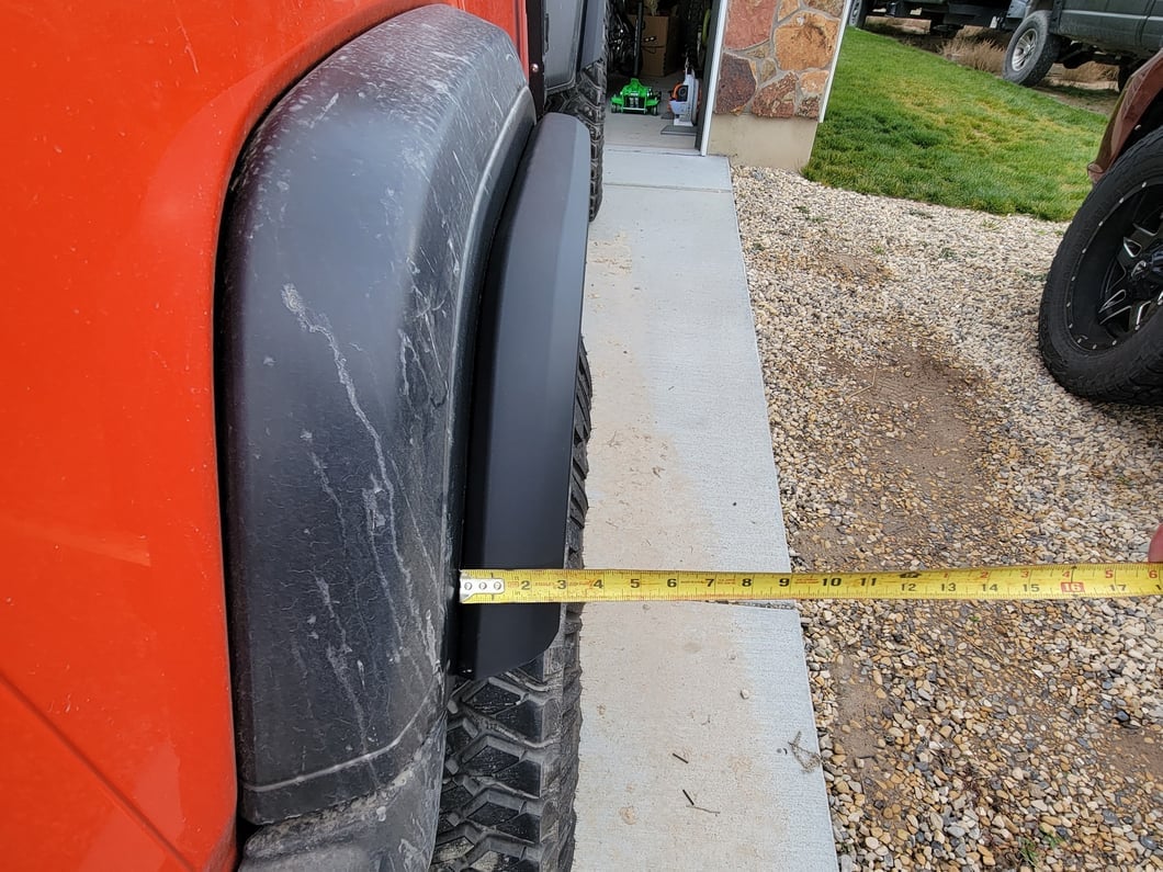 RedRock Fender Flare Extensions (1824 Jeep Wrangler JL, Excluding