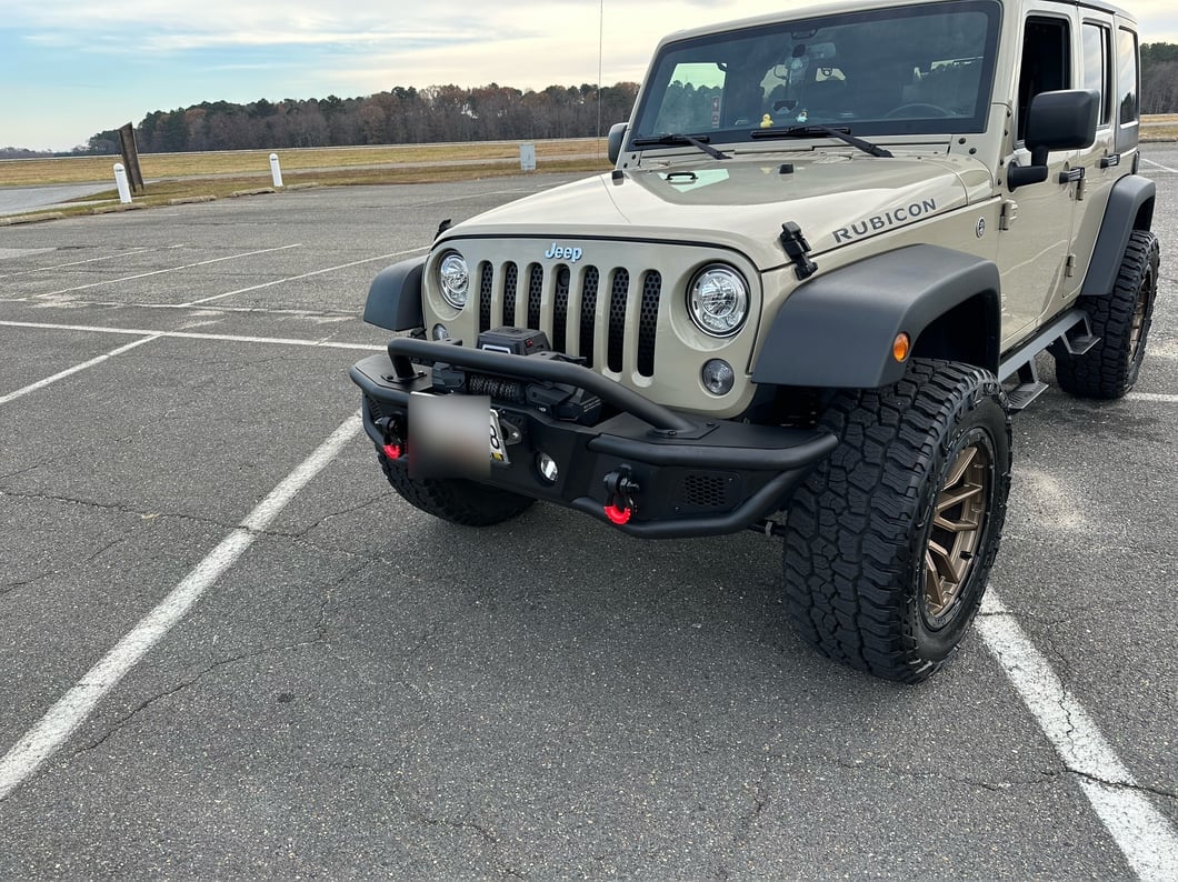 Jeep Licensed by RedRock HD Tubular Front Bumper with Jeep