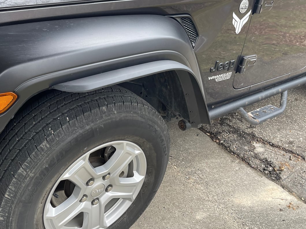 RedRock Fender Flare Extensions (1824 Jeep Wrangler JL, Excluding