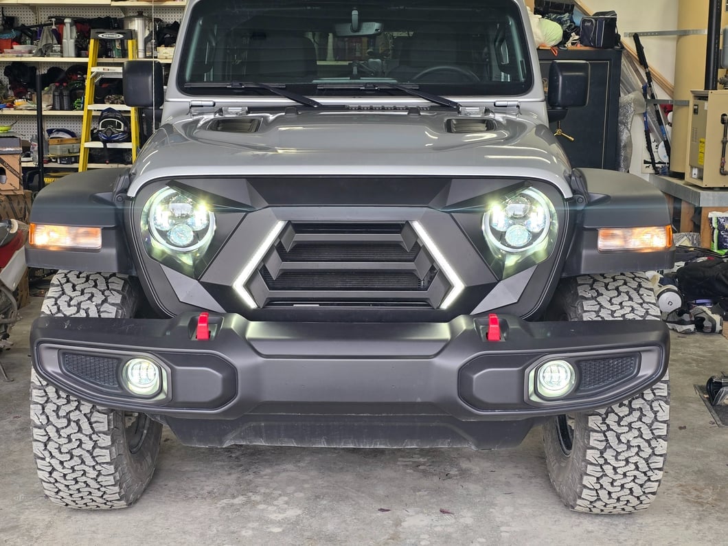 re.golith  RedRock Goliath Grille with LED DRL (18-25 Jeep Wrangler JL