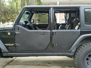 Strike Force Zebra Jeep Wrangler Half Doors J104208 (07-18