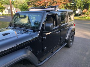 Bestop Jeep Wrangler Sunrider for Factory Hard Tops; Black Diamond