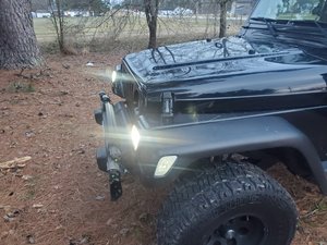 Clear Bumper & Side Marker Lights For 97-06 Jeep Wrangler TJ – Front Left & Right, Crystal Chrome Housing