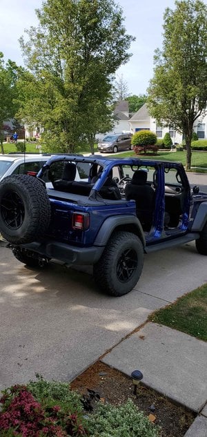 Bestop Jeep Wrangler Duster Deck Cover; Black Diamond 90036