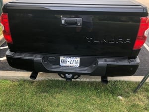 Flowmaster Tundra Outlaw Dual Exhaust System with Black Tips; Side