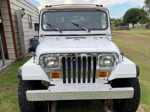 Crown Stainless Steel Grille Overlay For Jeep Wrangler YJ 1987-1995 – Rough Trail RT34044