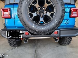 Borla Jeep Wrangler ATAK Axle-Back Exhaust with Polished Tips