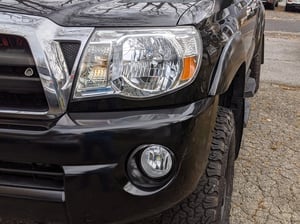 V-Spec Fog Lights For Toyota Tacoma 2005-2011 – Clear Lens, Chrome Housing, Plug-N-Play With Wiring Kit - View #4