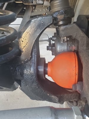 How To Install Alloy USA Performance Axle Tube Seal Pair, Red On Your 1987-2006 Jeep Wrangler YJ - View #9